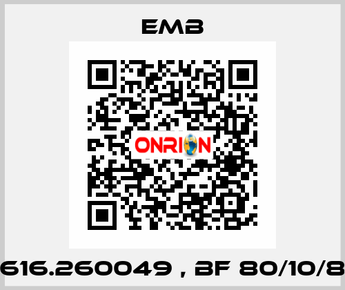 616.260049 , BF 80/10/8 Emb