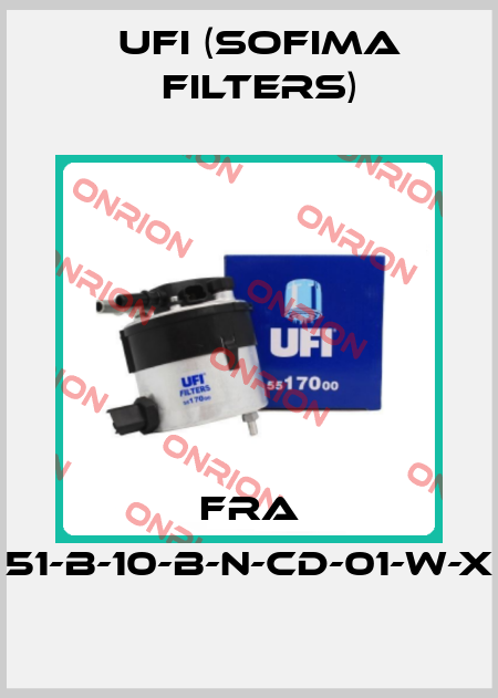 FRA 51-B-10-B-N-CD-01-W-X Ufi (SOFIMA FILTERS)