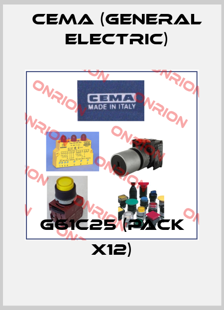 G61C25 (pack x12) Cema (General Electric)