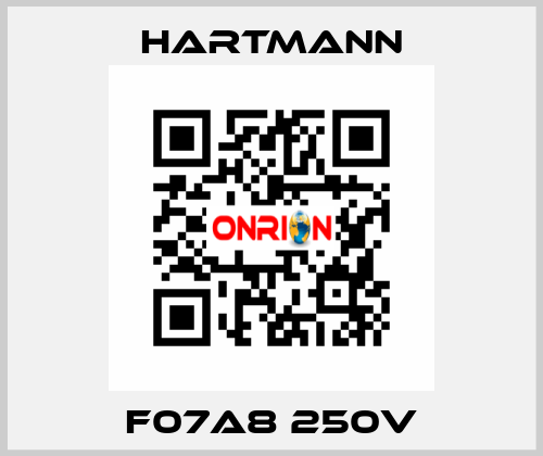 F07A8 250V Hartmann