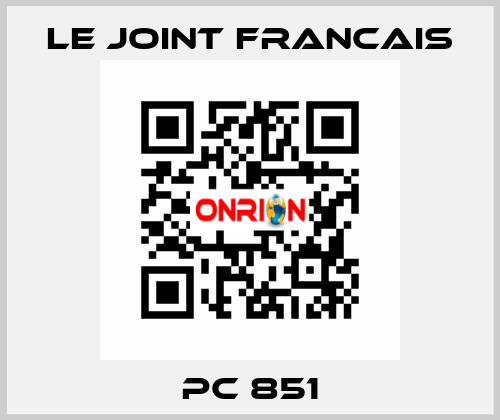 PC 851 LE JOINT FRANCAIS