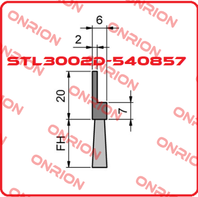 STL3002D-540857 Mink Bürsten