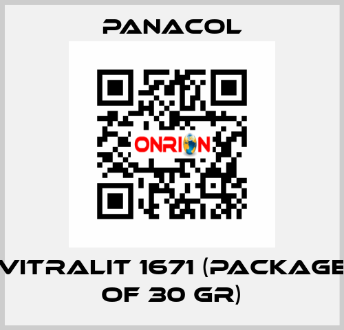 Vitralit 1671 (package of 30 gr) Panacol