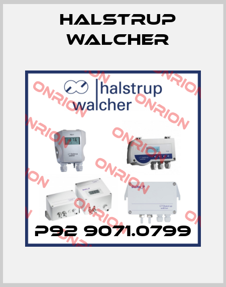 P92 9071.0799 Halstrup Walcher