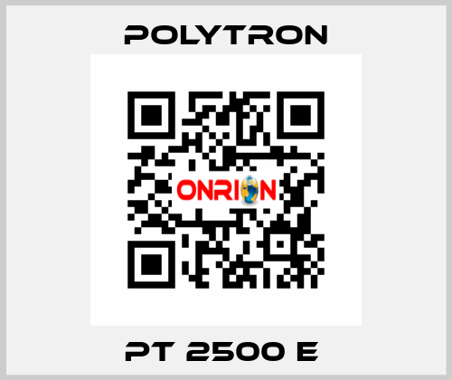 PT 2500 E  Polytron