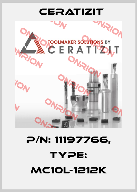 P/N: 11197766, Type: MC10L-1212K Ceratizit