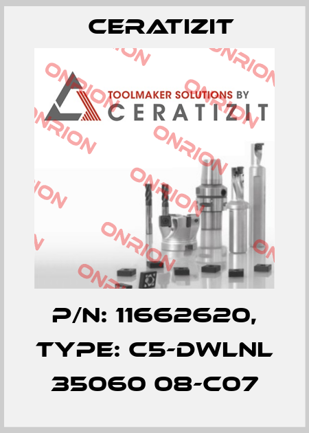 P/N: 11662620, Type: C5-DWLNL 35060 08-C07 Ceratizit
