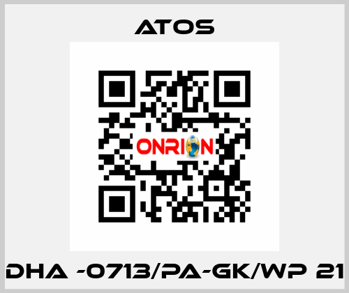 DHA -0713/PA-GK/WP 21 Atos