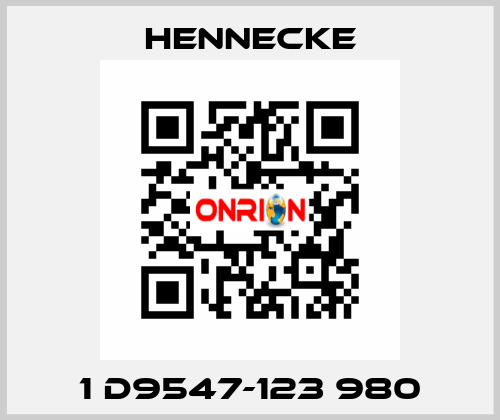 1 D9547-123 980 Hennecke