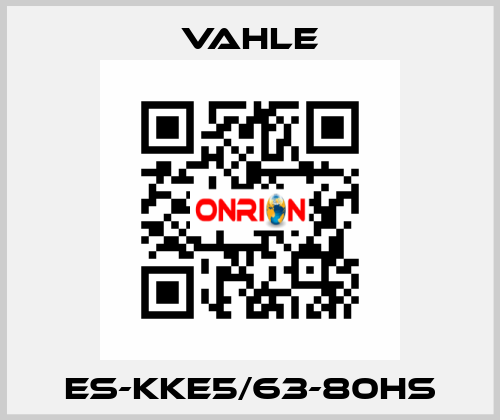 ES-KKE5/63-80HS Vahle