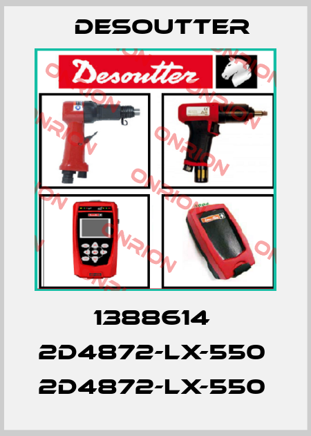1388614  2D4872-LX-550  2D4872-LX-550  Desoutter