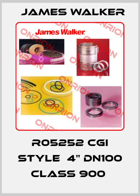 R05252 CGI style  4" DN100 class 900  James Walker