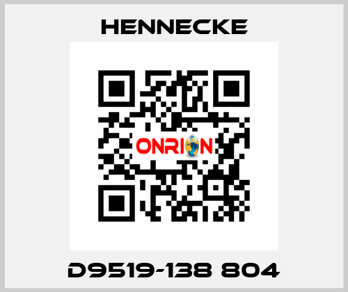 D9519-138 804 Hennecke