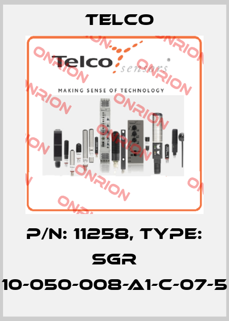 p/n: 11258, Type: SGR 10-050-008-A1-C-07-5 Telco