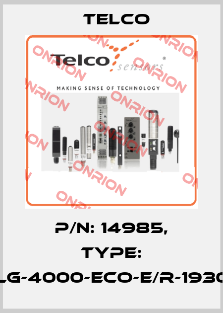 p/n: 14985, Type: SULG-4000-ECO-E/R-1930-14 Telco