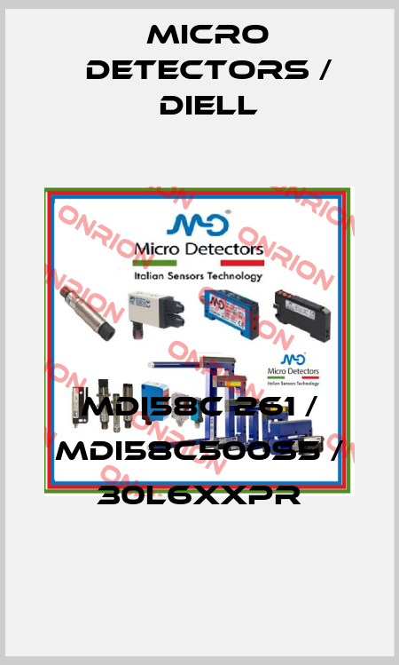 MDI58C 261 / MDI58C500S5 / 30L6XXPR
 Micro Detectors / Diell