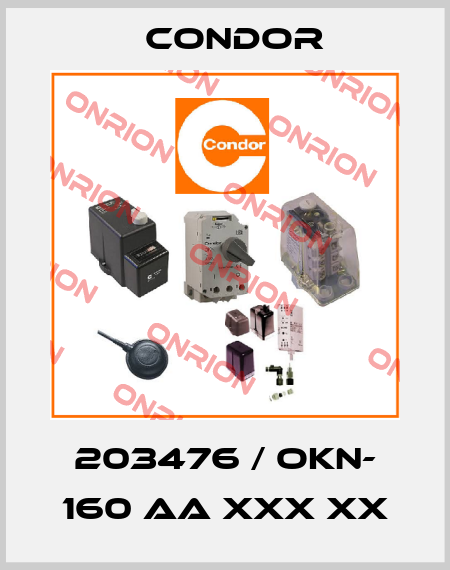 203476 / OKN- 160 AA XXX XX Condor