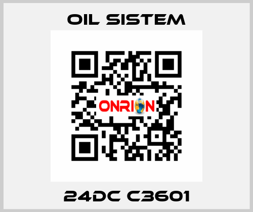 24DC C3601 Oil Sistem