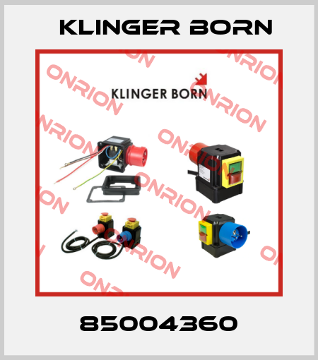 85004360 Klinger Born