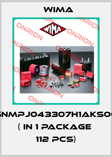 SNMPJ043307H1AKS00 ( in 1 package  112 pcs) Wima