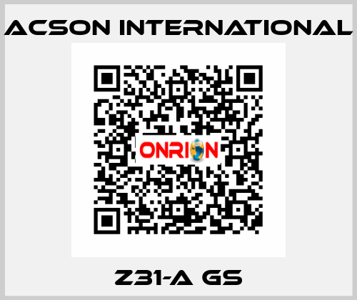 Z31-A GS Acson International