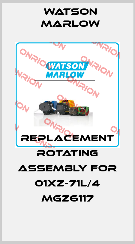 Replacement rotating assembly for 01XZ-71L/4 MGZ6117 Watson Marlow