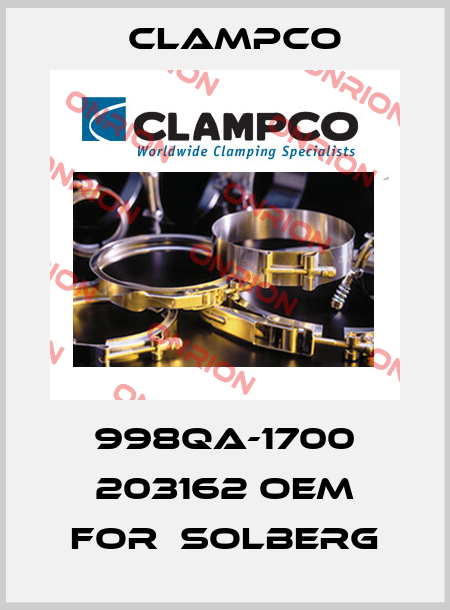 998QA-1700 203162 oem for  Solberg Clampco