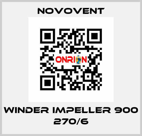 WINDER IMPELLER 900 270/6 Novovent