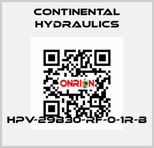 HPV-29B30-RF-0-1R-B Continental Hydraulics