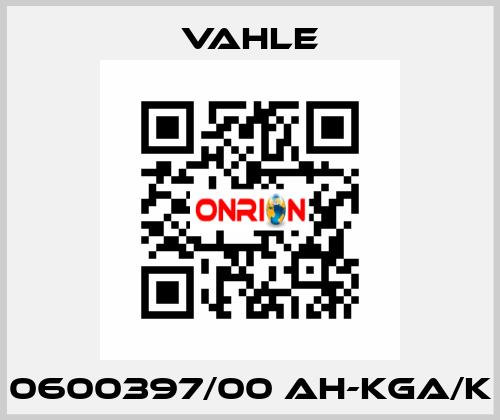 0600397/00 AH-KGA/K Vahle