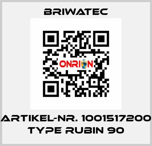 Artikel-Nr. 1001517200 Type RUBIN 90 Briwatec