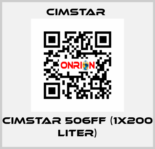 Cimstar 506FF (1x200 liter) Cimstar 