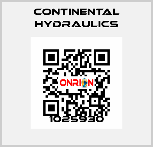 1025930 Continental Hydraulics