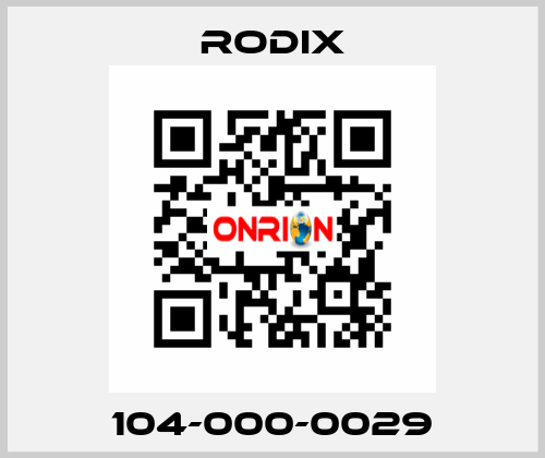 104-000-0029 Rodix