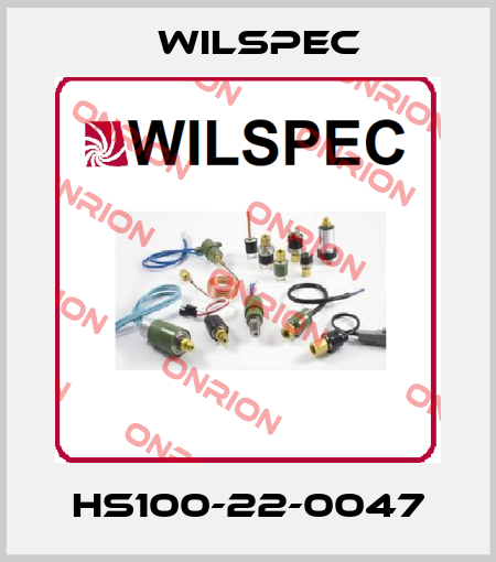 HS100-22-0047 Wilspec