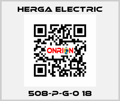 508-P-G-0 18 Herga Electric