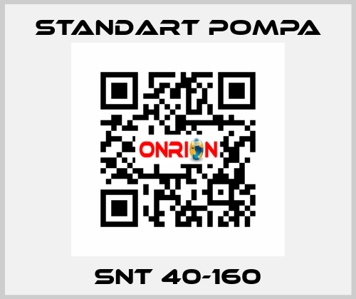 SNT 40-160 STANDART POMPA