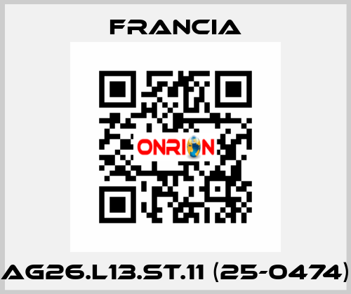 AG26.L13.ST.11 (25-0474) Francia