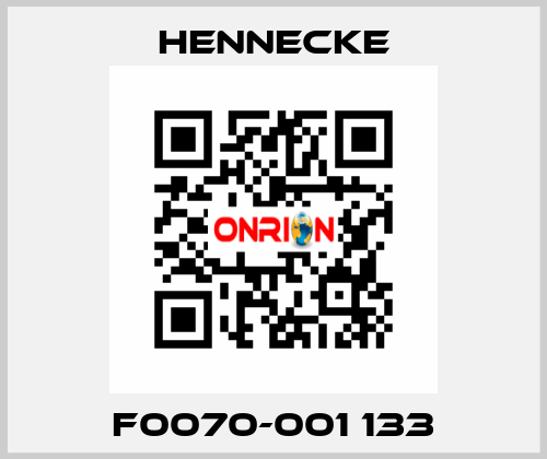 F0070-001 133 Hennecke