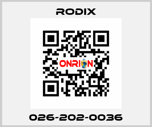 026-202-0036 Rodix