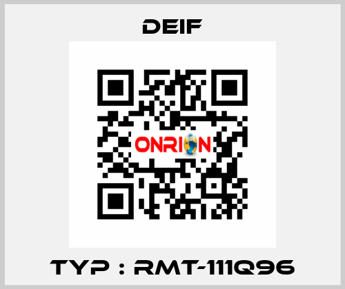 Typ : RMT-111Q96 Deif