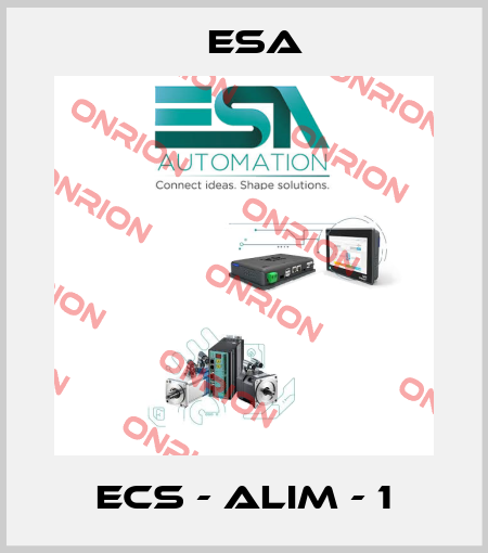 ECS - ALIM - 1 Esa