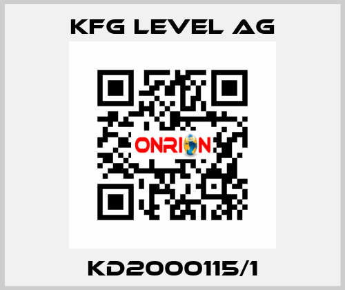 KD2000115/1 KFG Level AG