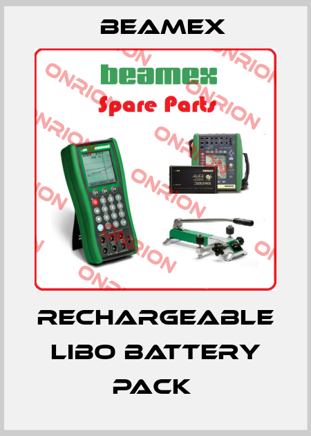 RECHARGEABLE LIBO BATTERY PACK  Beamex