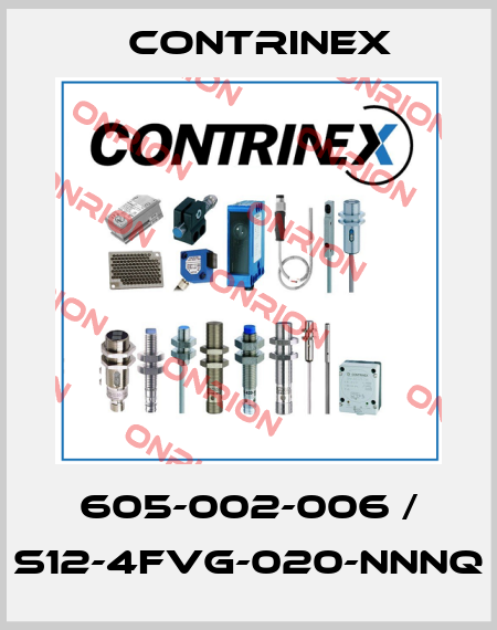 605-002-006 / S12-4FVG-020-NNNQ Contrinex