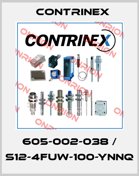 605-002-038 / S12-4FUW-100-YNNQ Contrinex