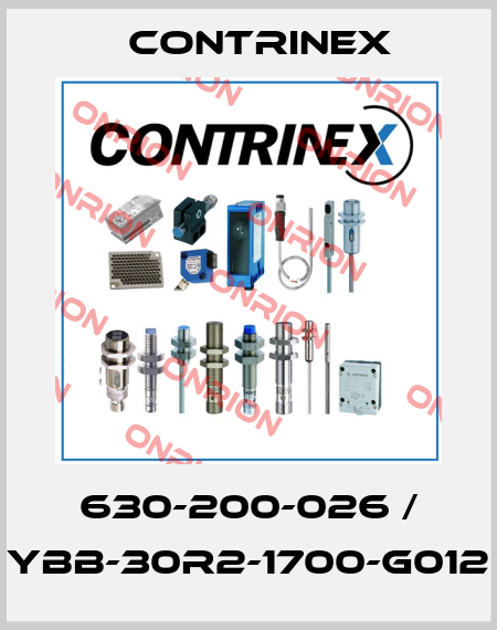 630-200-026 / YBB-30R2-1700-G012 Contrinex
