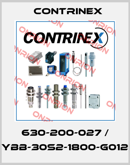 630-200-027 / YBB-30S2-1800-G012 Contrinex