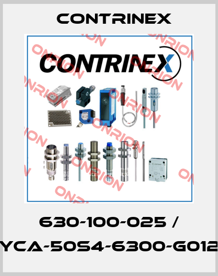 630-100-025 / YCA-50S4-6300-G012 Contrinex