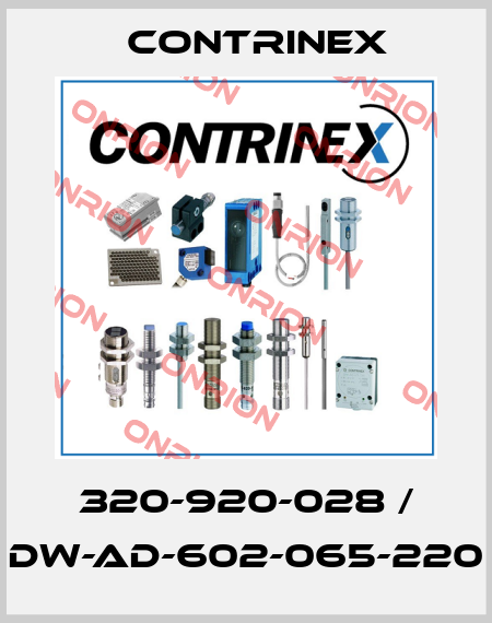 320-920-028 / DW-AD-602-065-220 Contrinex